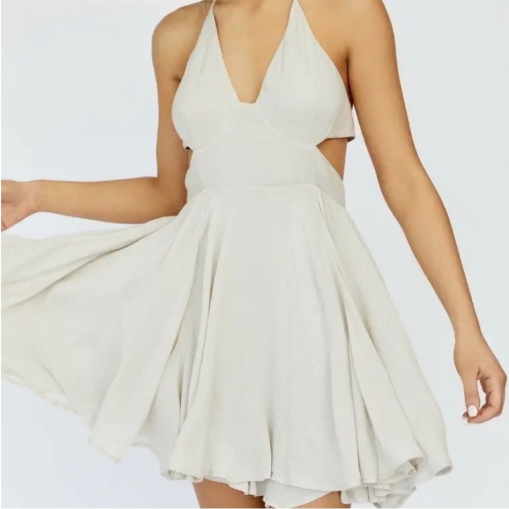NWT Free People Tie Back Halter Dress